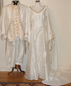 medieval wedding dress pattern