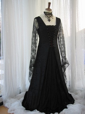 medieval lace dress